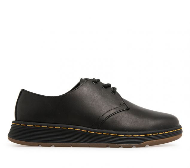 DR MARTENS | CAVENDISH 3-EYE SHOE BLACK DR MARTENS | CAVENDISH 3-EYE SHOE BLACK
